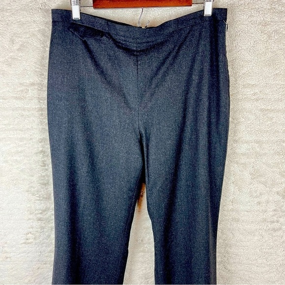 J. CREW 100% Wool Charcoal Dress Trouser Pants Size 12 Career Wear Professional - Picture 12 of 13